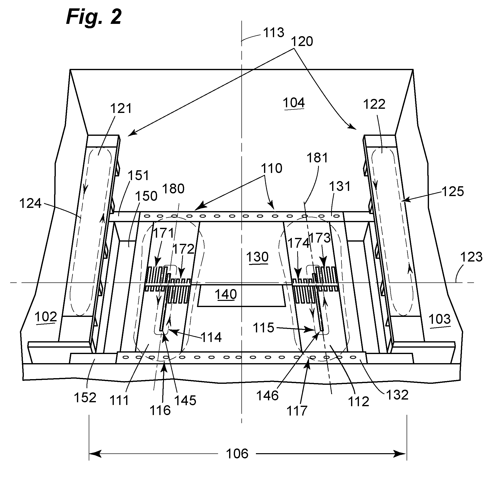 Apparatus and method for non-symmetric magnetic field balancing in an inspection scanner
