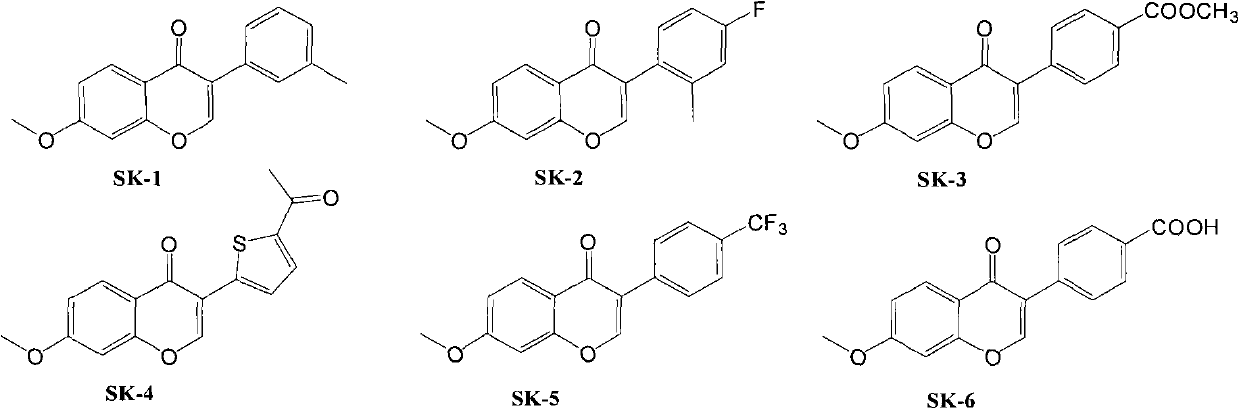 Isoflavone compound, its preparation method, and its application in preparation of antiviral or antitumor drugs