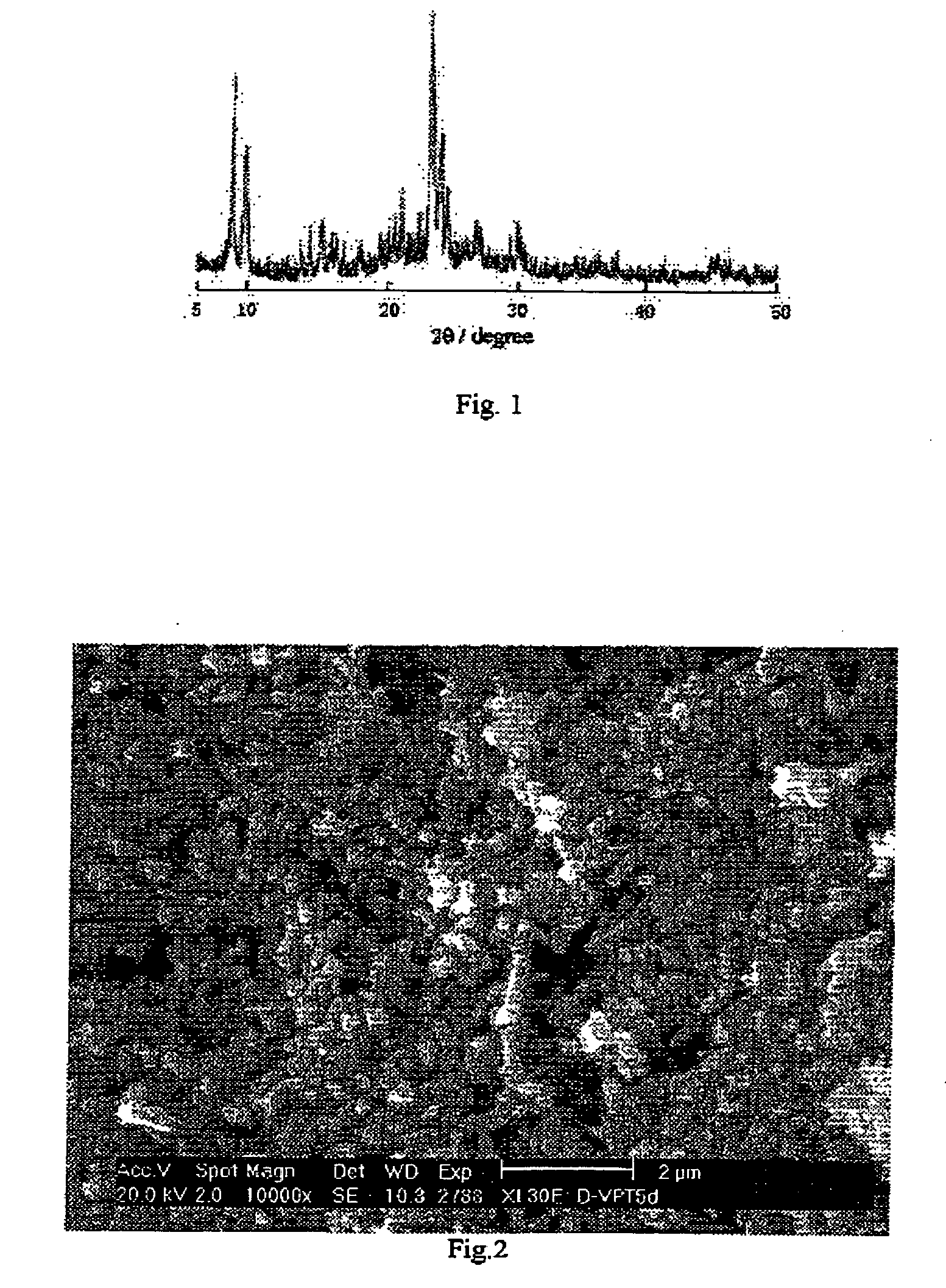 Process for producing binder-free ZSM-5 zeolite in small crystal size
