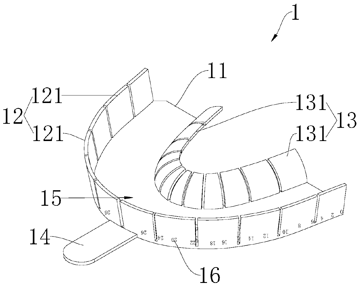 Tray for manufacturing implanting guide plate and method for manufacturing implanting guide plate