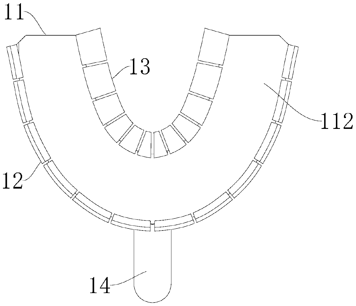 Tray for manufacturing implanting guide plate and method for manufacturing implanting guide plate