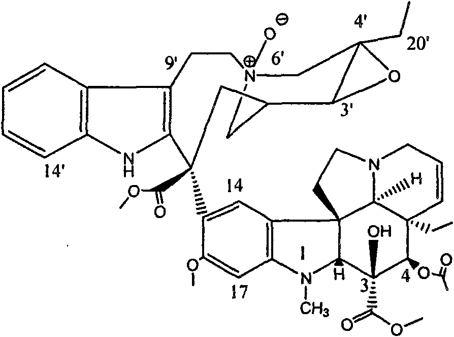 Cathearanthus alkaloid
