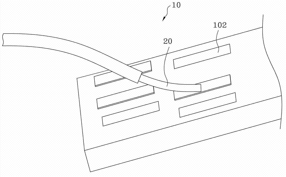 Welding structure for LED (light-emitting diode) array and circuit board thereof