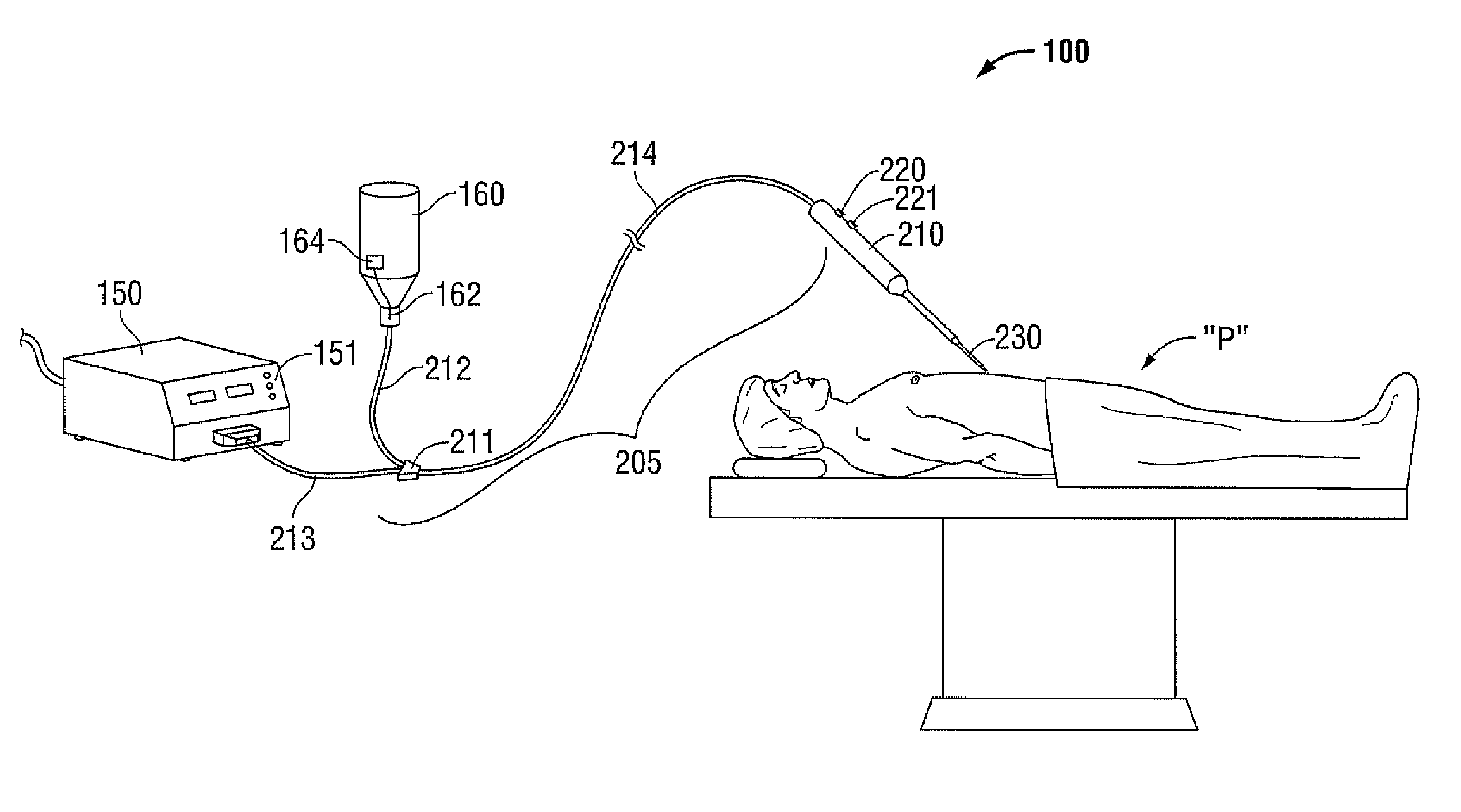 Ultrasonic surgical system having a fluid cooled blade and related cooling methods therefor