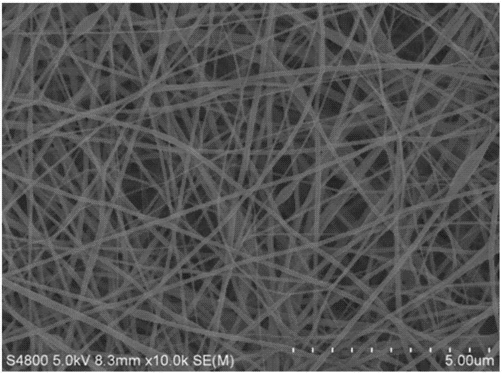 Preparation method of silk fibroin/graphene composite nano fiber support material
