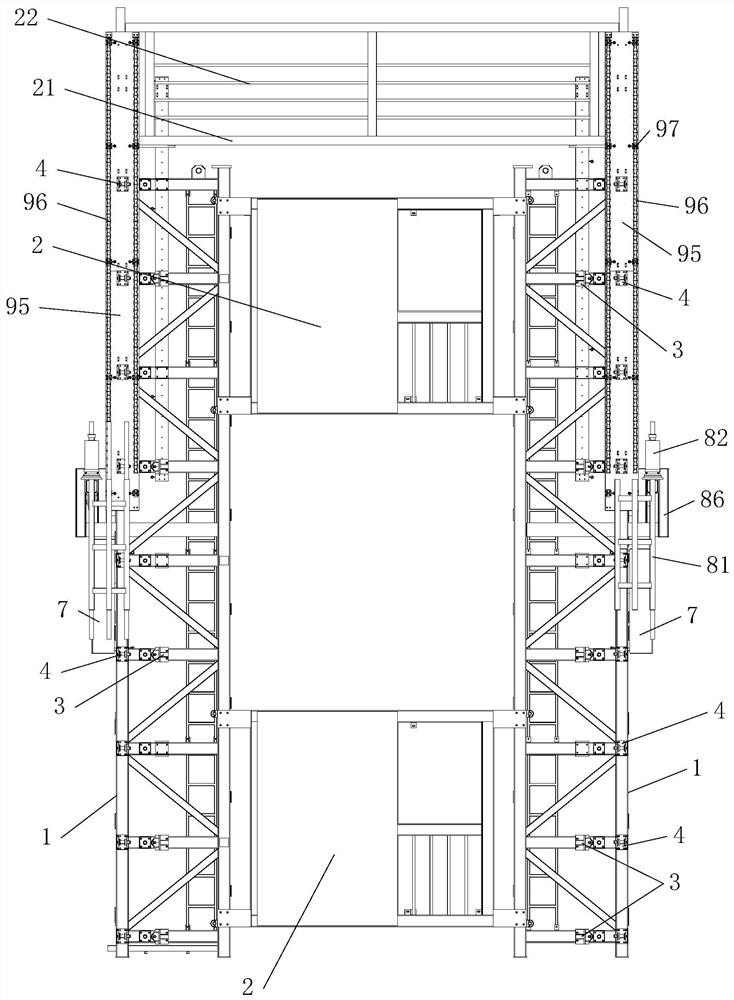 Gate groove construction device and gate groove construction method