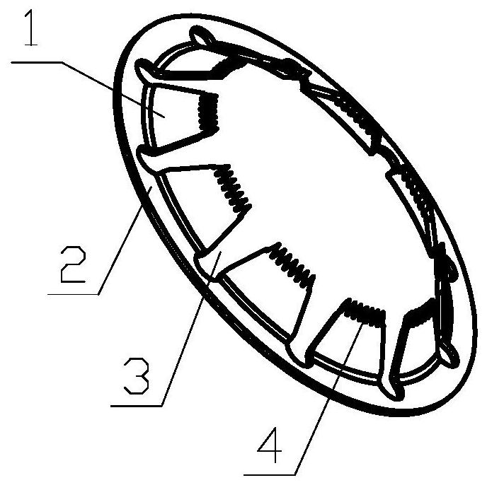 Locking disc spring for pipeline joint