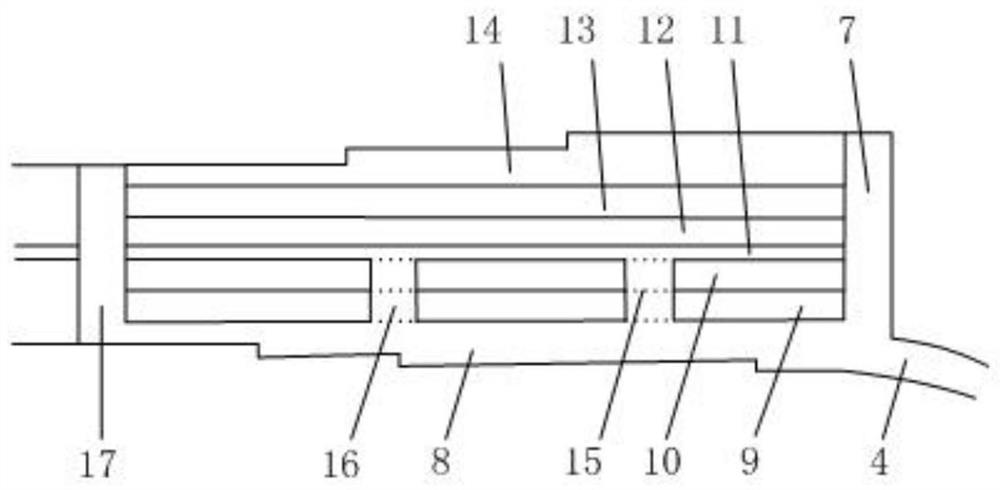 Asymmetric excavation construction organization method for super-large-section double-multi-arch tunnel