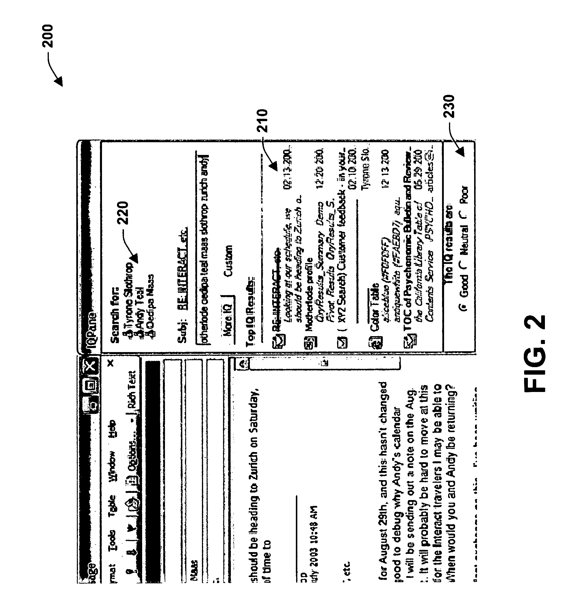 Systems and methods for performing background queries from content and activity