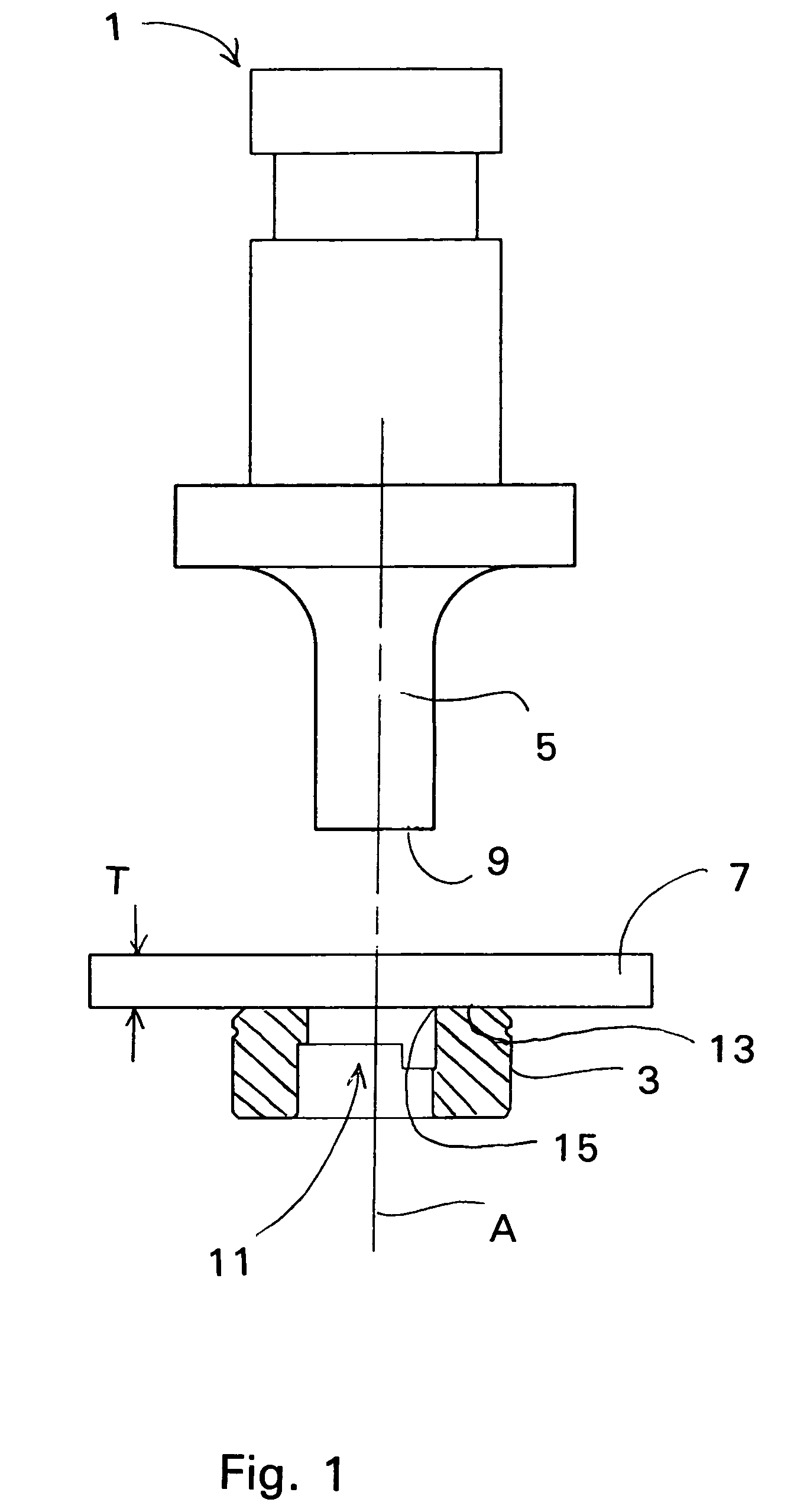 Slug pulling preventing tooling die