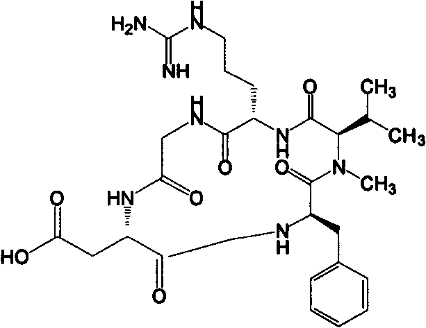 Solid-phase synthesis method of Cilengitide