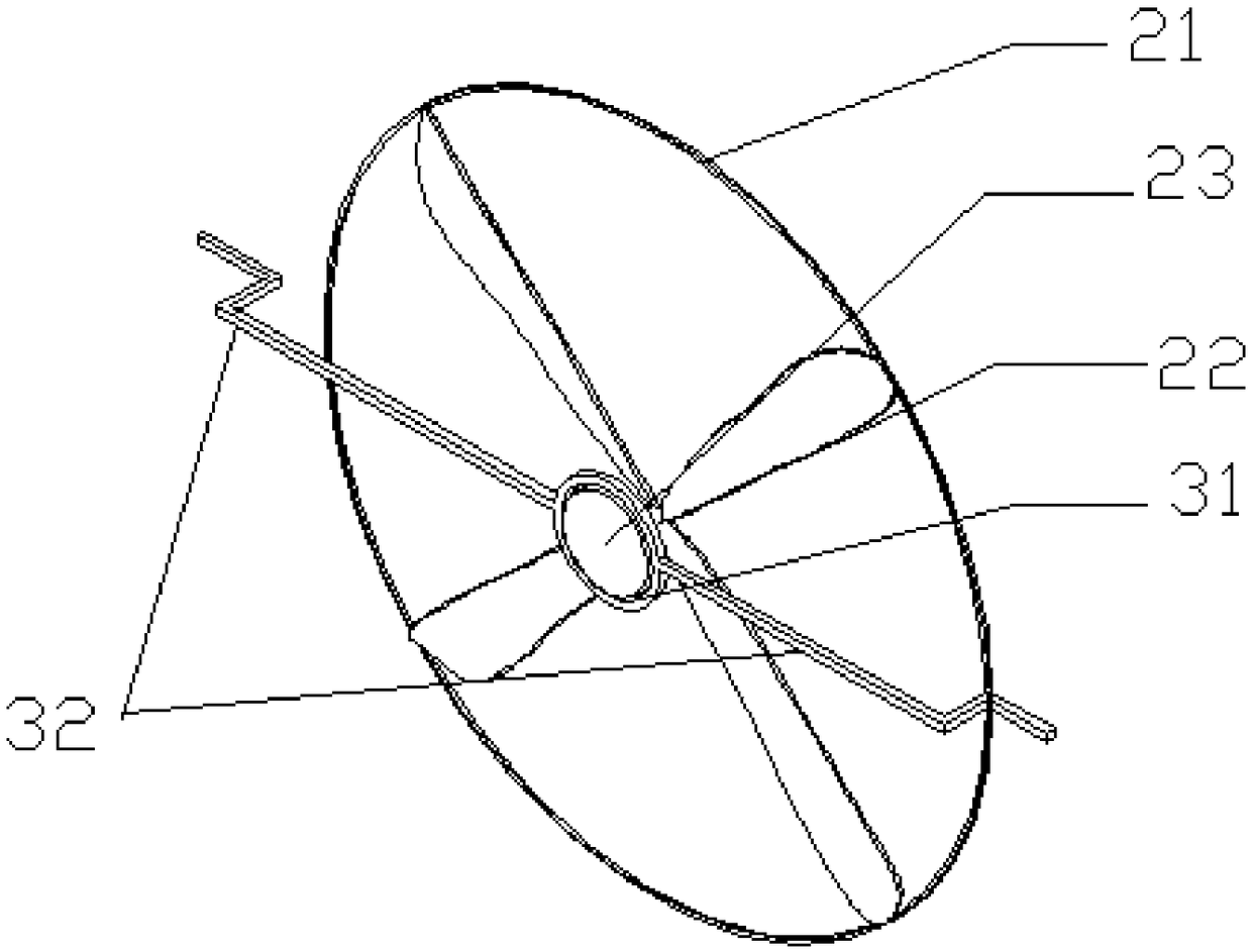 Automobile cooling device with centrifugal fan structure and application method