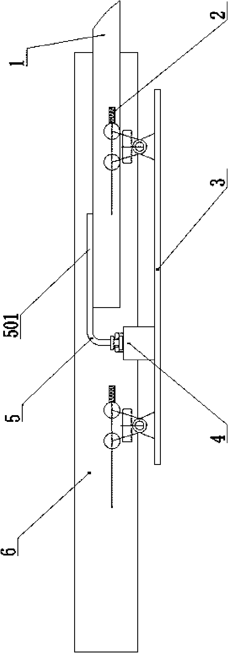 Lock-up mechanism for slippage door and slippage door