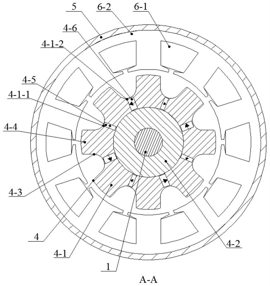 Anti-saliency tangentially magnetized multi-phase permanent magnet fault-tolerant motor