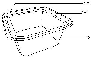 Anti-scald hollow self-heated lunch box