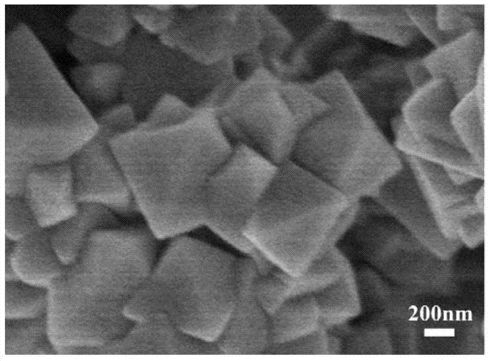 Manganese cobaltate octahedral nanomaterial and preparation method thereof
