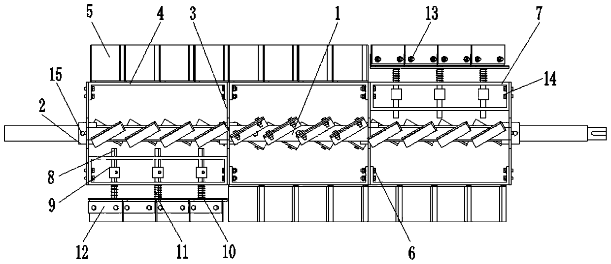 Single-shaft multi-effect assembling stirring device