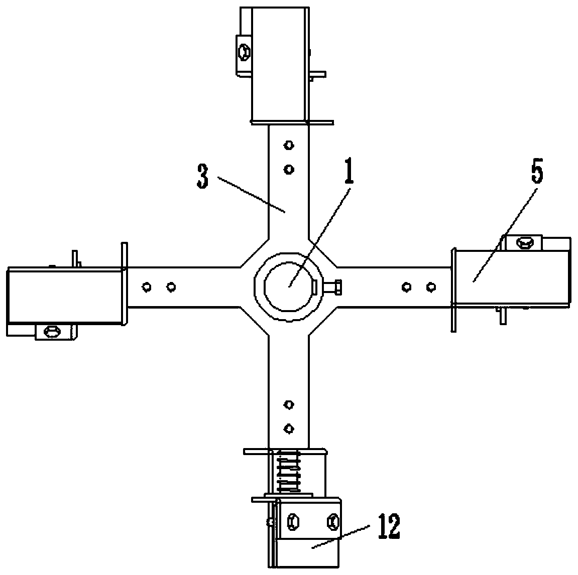 Single-shaft multi-effect assembling stirring device