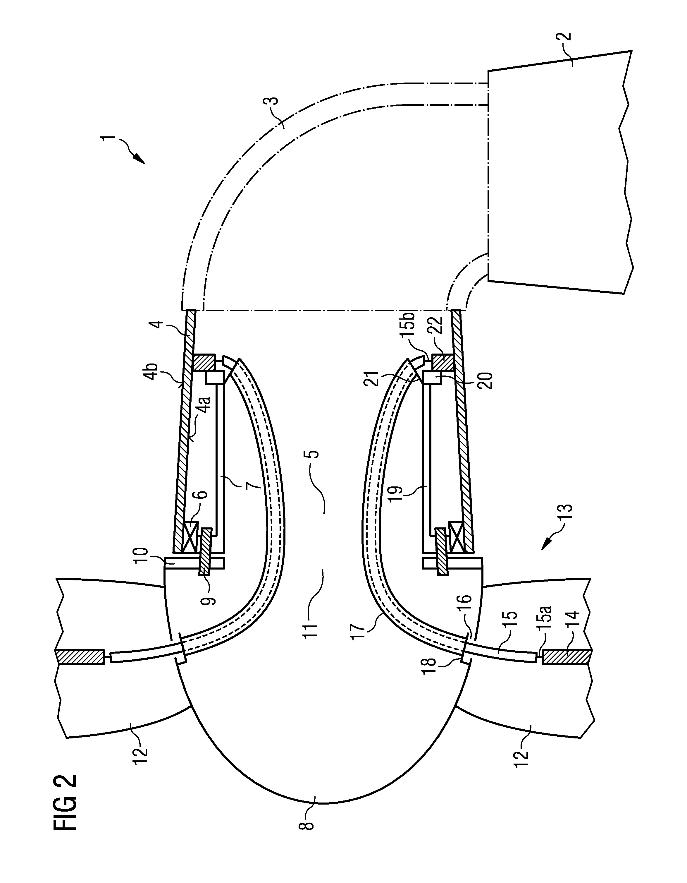 Lightning protection system for a wind turbine and wind turbine with a lightning protection system