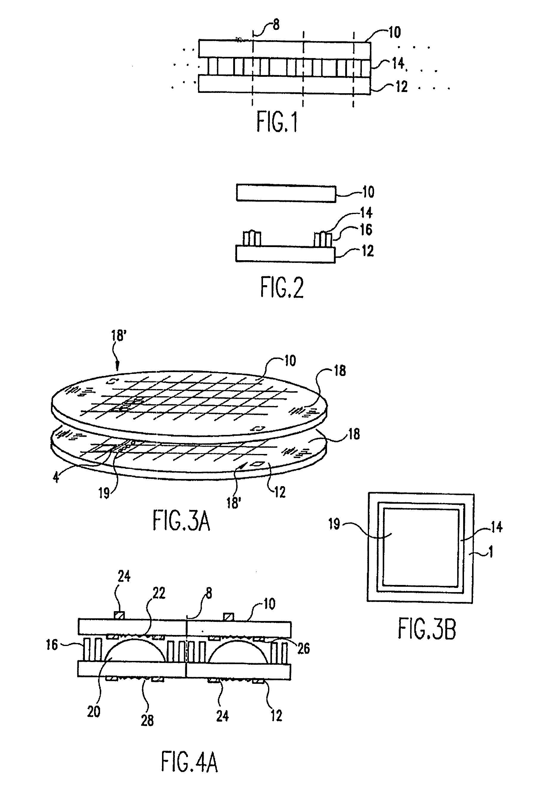Integrated camera and associated methods
