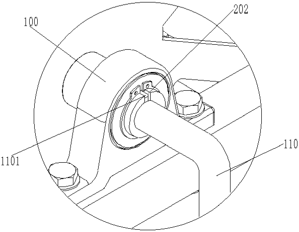 Power wire winding and unwinding device with adjustable inner diameter