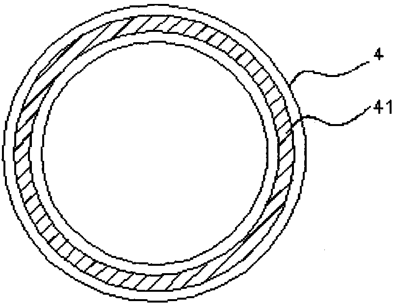 Nylon slice feeding special bagging device