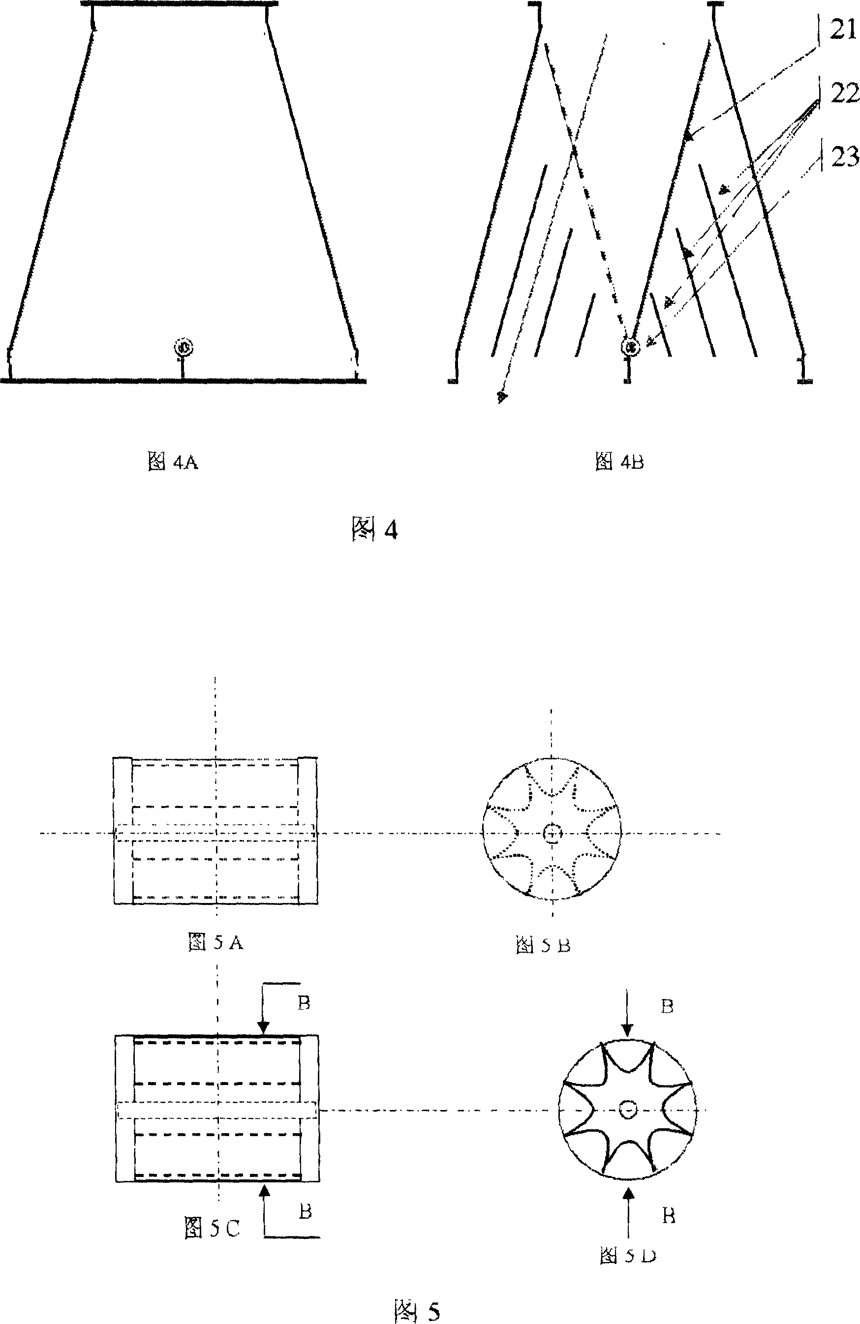 Wind direction-changing and temperature difference drying device for grain