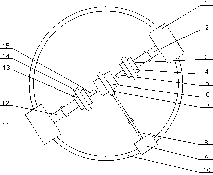 A dual-nuclear radioactive source focusing device for treatment