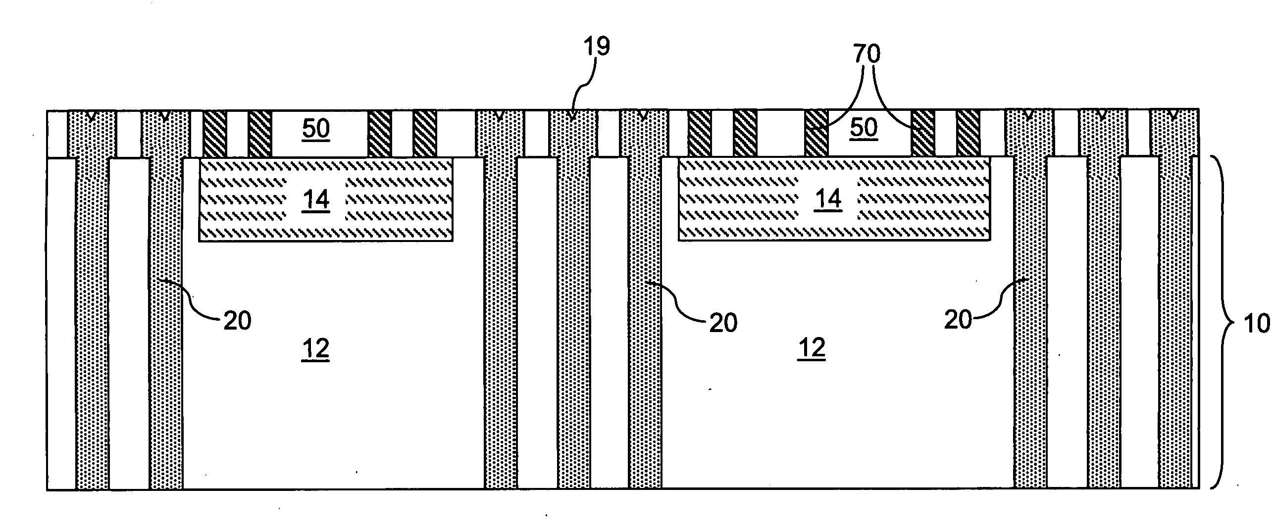 Metal wiring structure for integration with through substrate vias