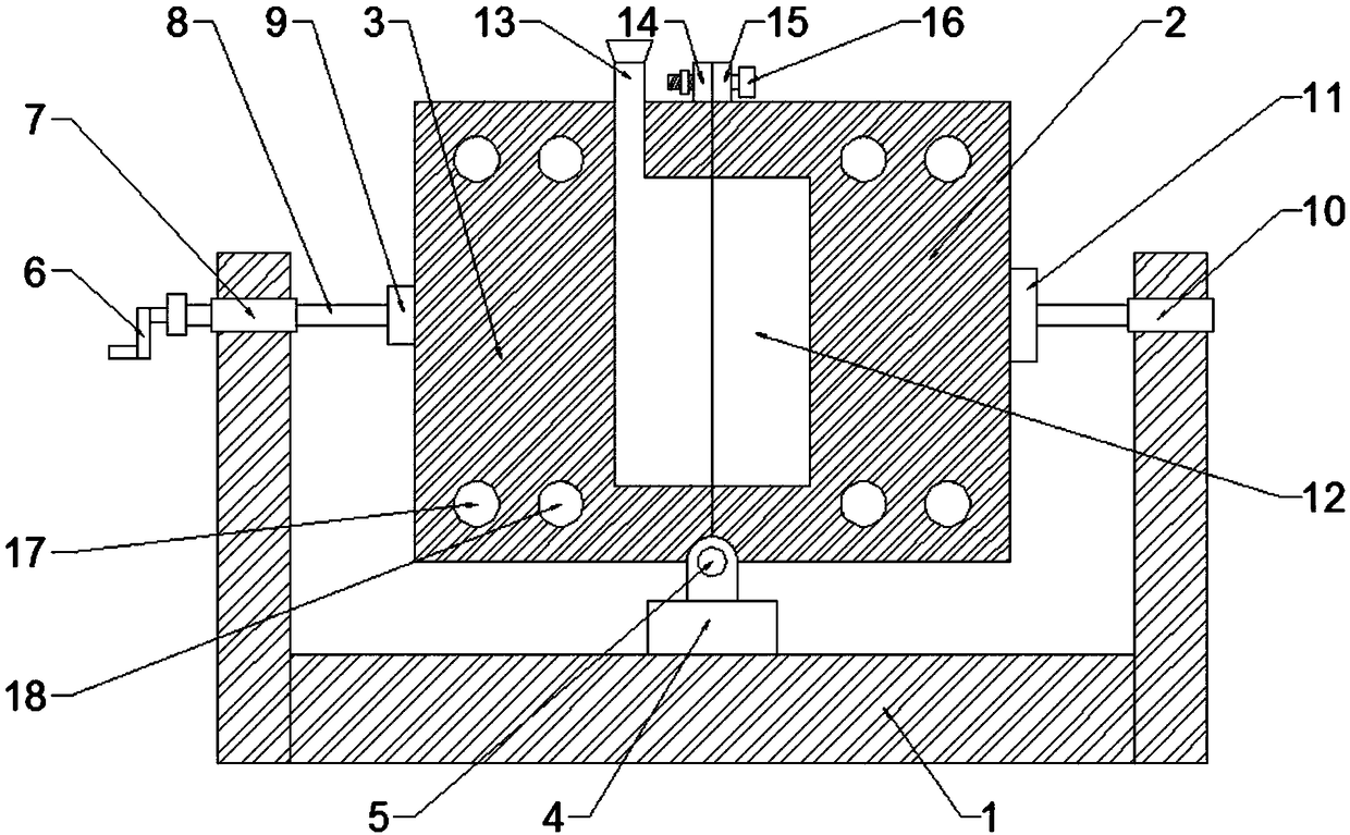 Vehicle brake disc casting die