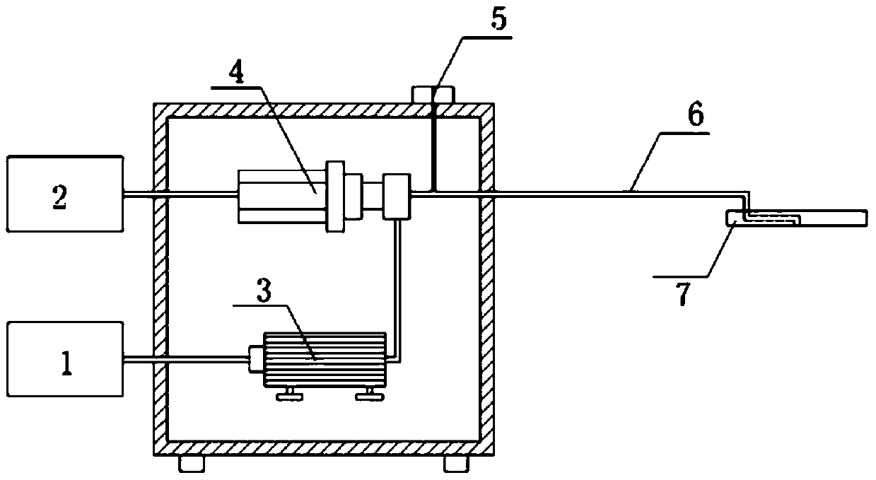 A water pressure supply control device and test method for hydraulic fracturing experiments