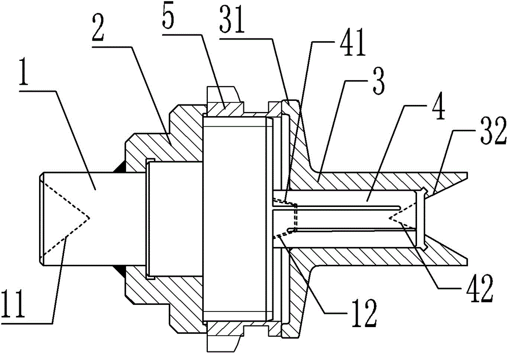 Shaving clamp used for gear of synchronizer