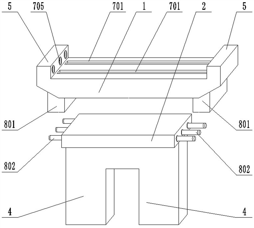 A Composite Support Structure Used for Lateral Seismic Resistance of Three-span Bridges