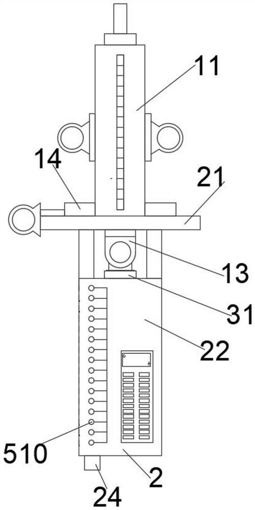 Novel clinical angiocardiography injection device for interventional department