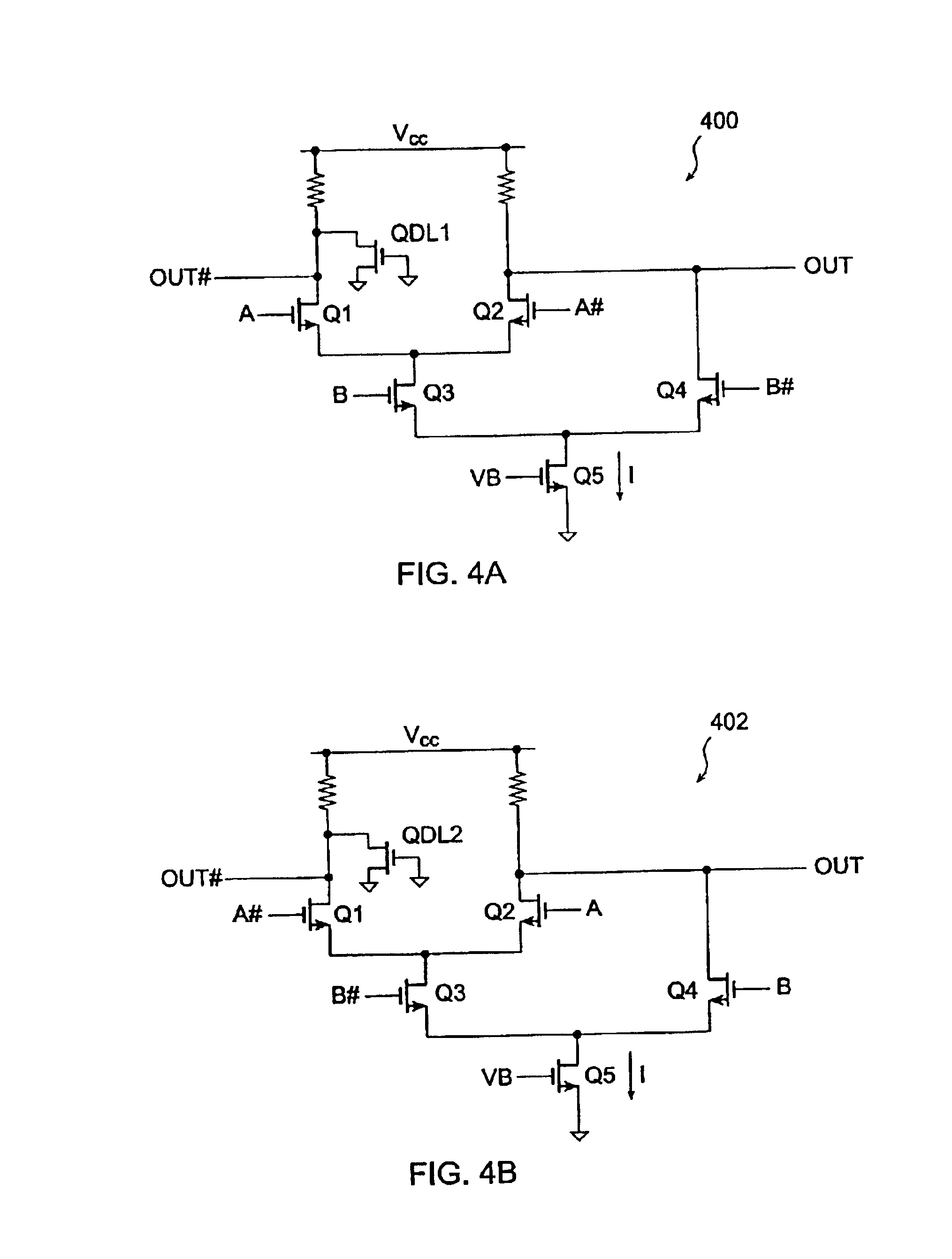 Current-controlled CMOS circuit using higher voltage supply in low voltage CMOS process