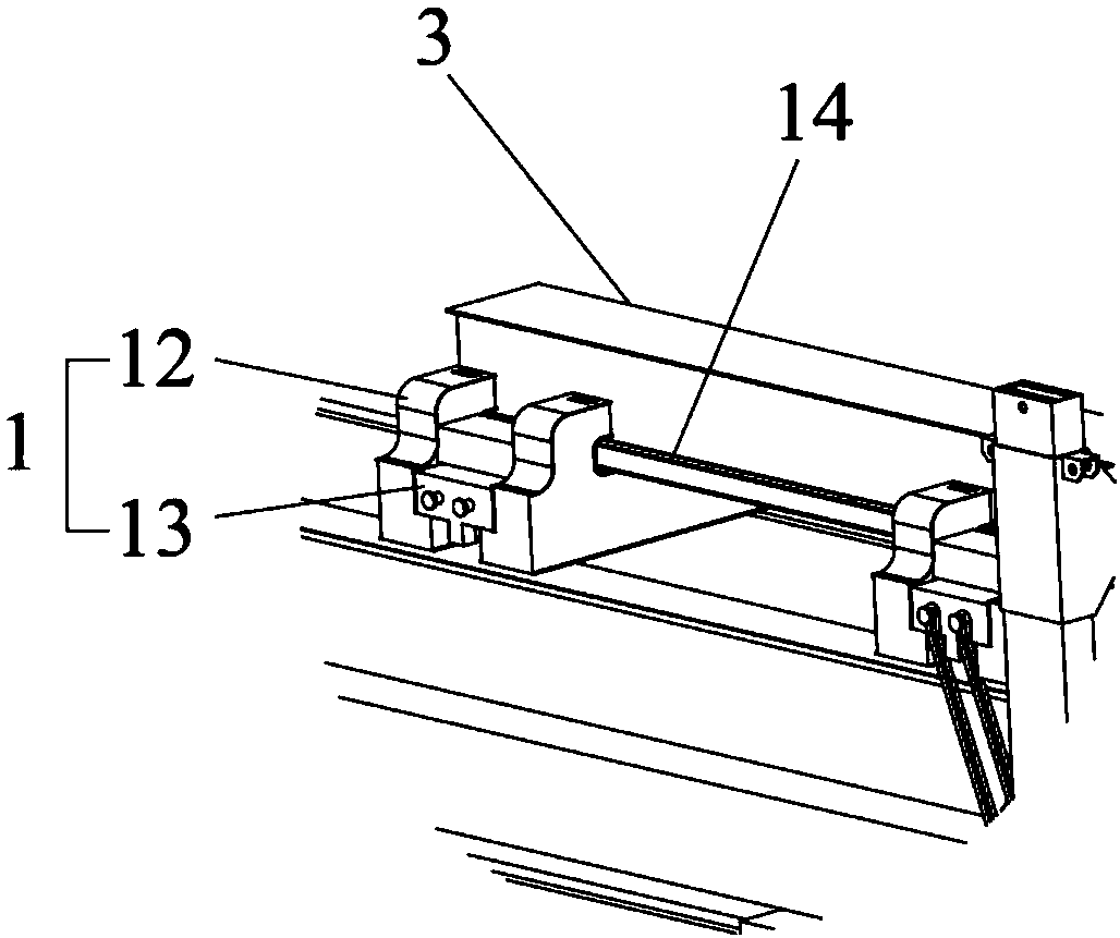 Bridging method for double-T-shaped beam bridge