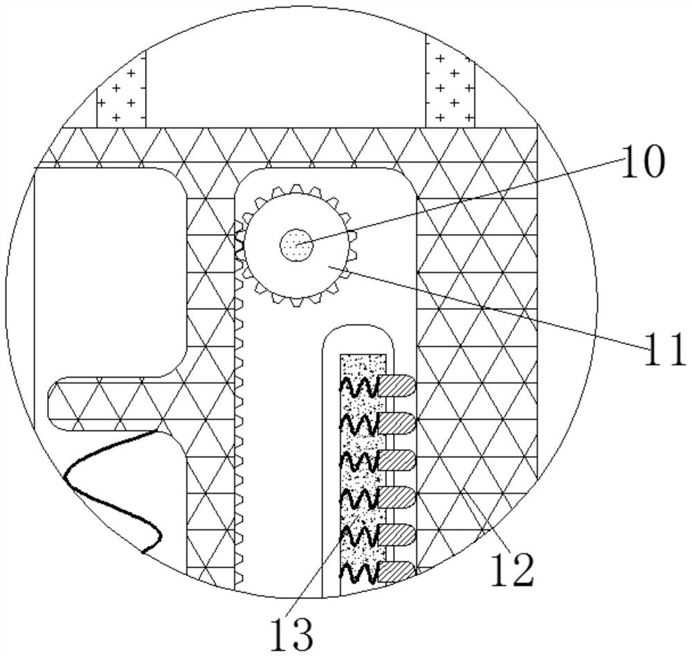 Convenient-to-adjust peeling device for intelligent computer network cable recovery