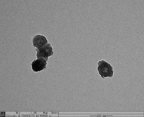 Porphyrin metal-organic framework (PMOF) material with hollow nanometer structure as well as preparation method and application thereof