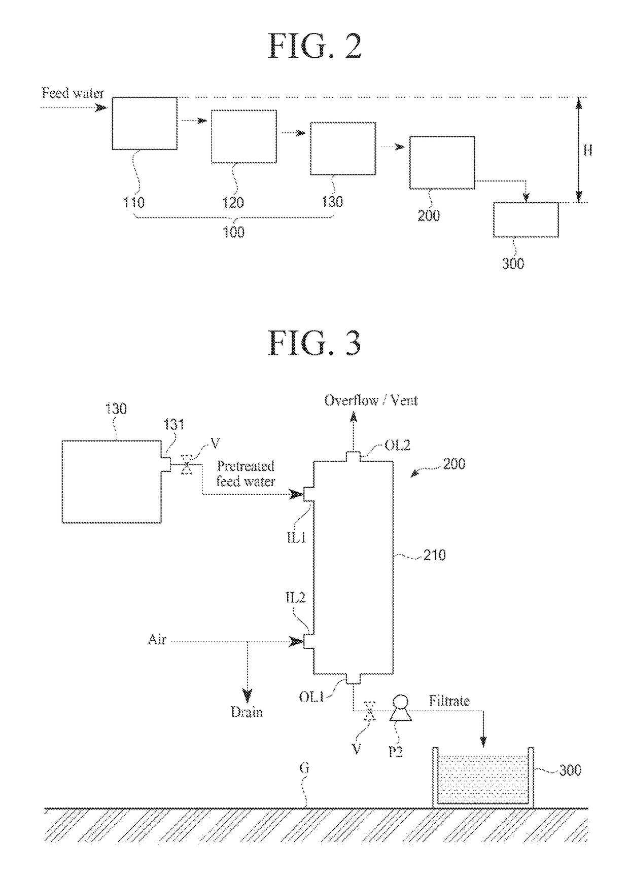 Filtering system and hollow fiber membrane module for the same