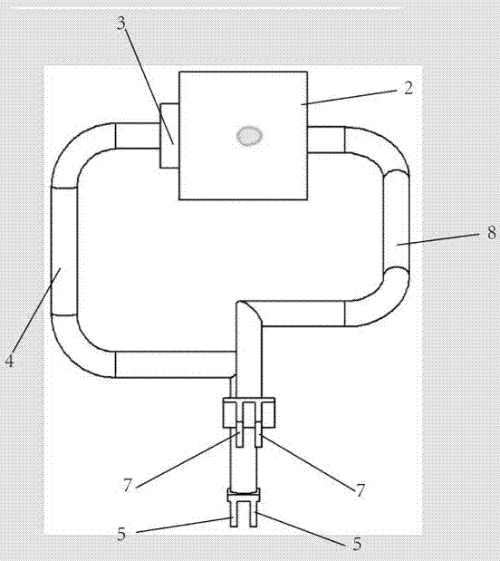 Auxiliary bonding device for yarn splicing of winding machine and method of use thereof