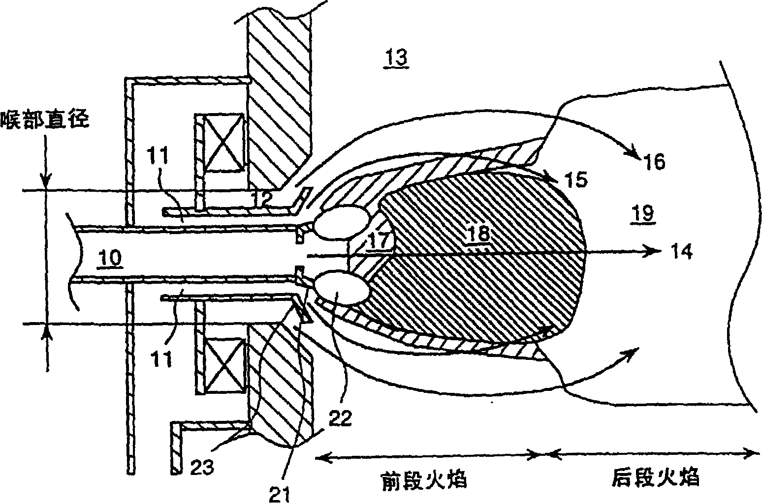 A combustion burner of fine coal powder, and a combustion apparatus and method of fine coal powder