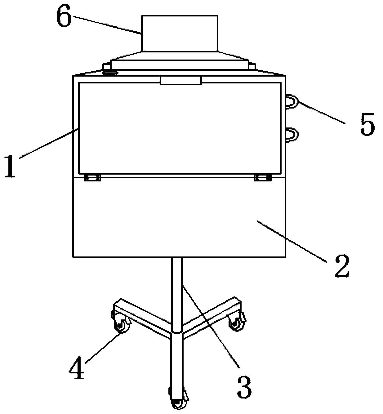 Clinic hemorrhage-preventing drainage operation device used in neurosurgery department