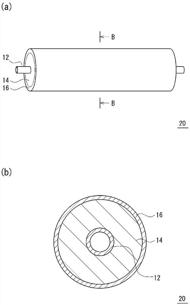 Conductive roll for electrophotographic machine