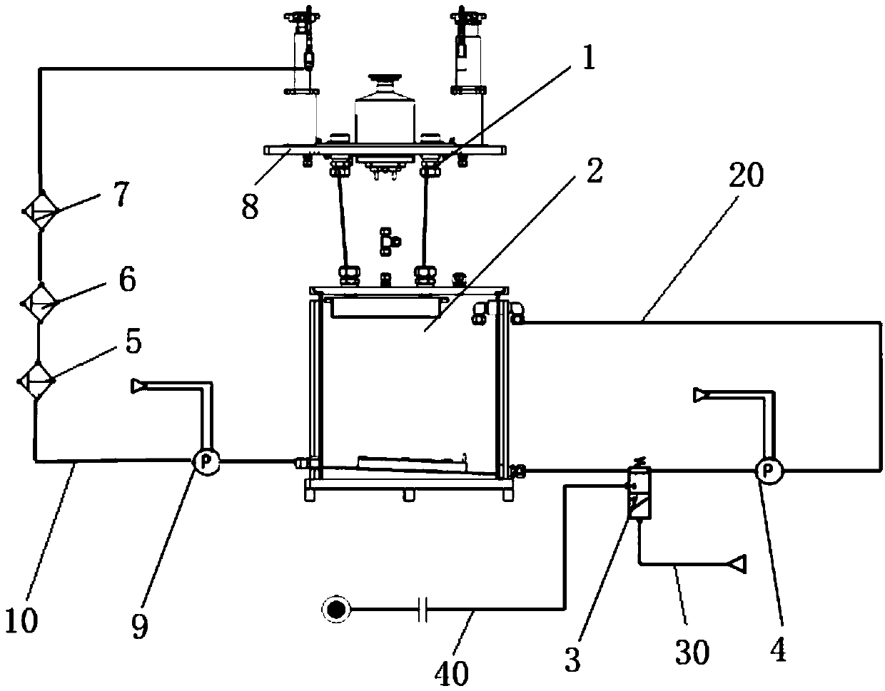 Metal recovery system used after stripping process