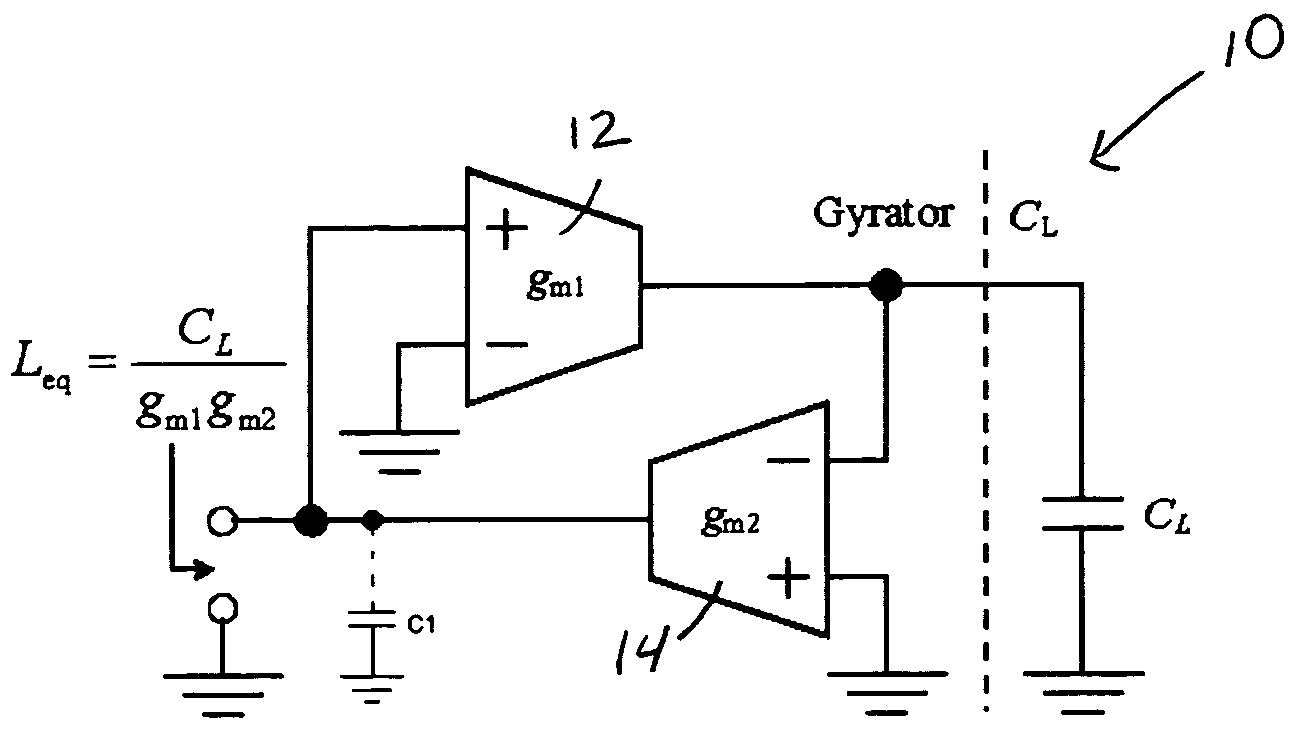 High-frequency active inductor