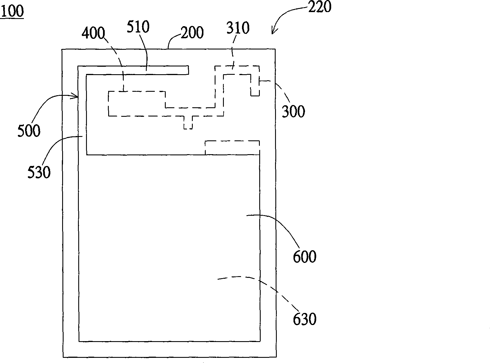 Broadband plane antenna