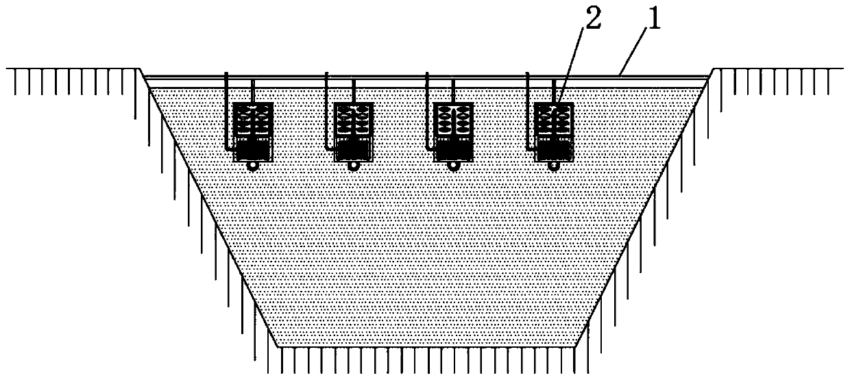 Freshwater clam cultivation device for small watershed sewage government