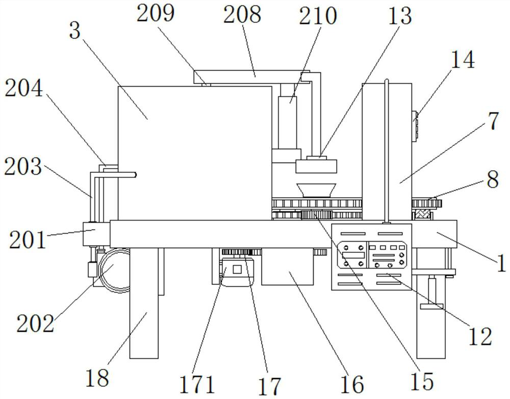 A kind of assembly mechanism of led lamp