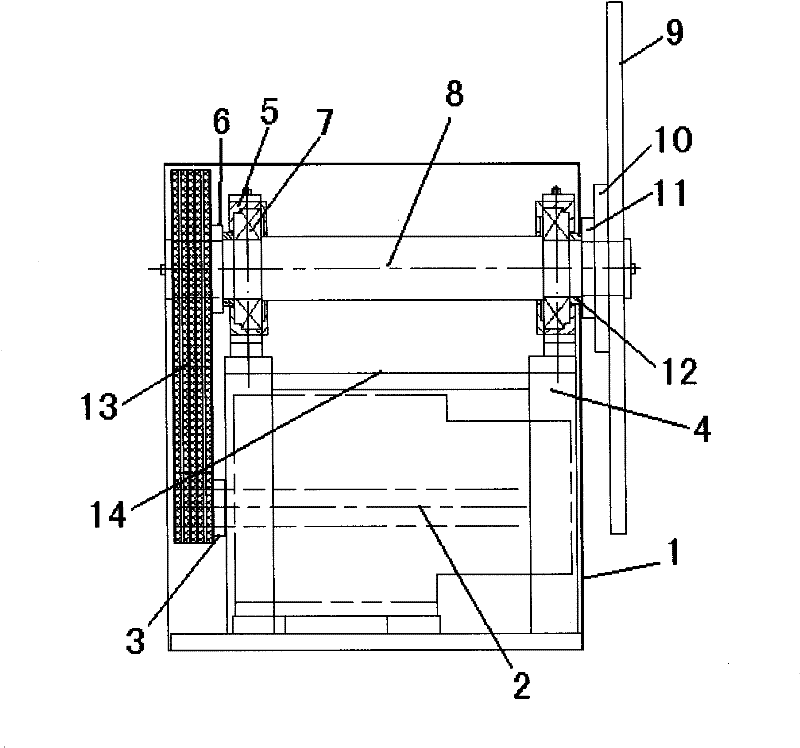 Self-making device of whole rotor winding of high-power generator