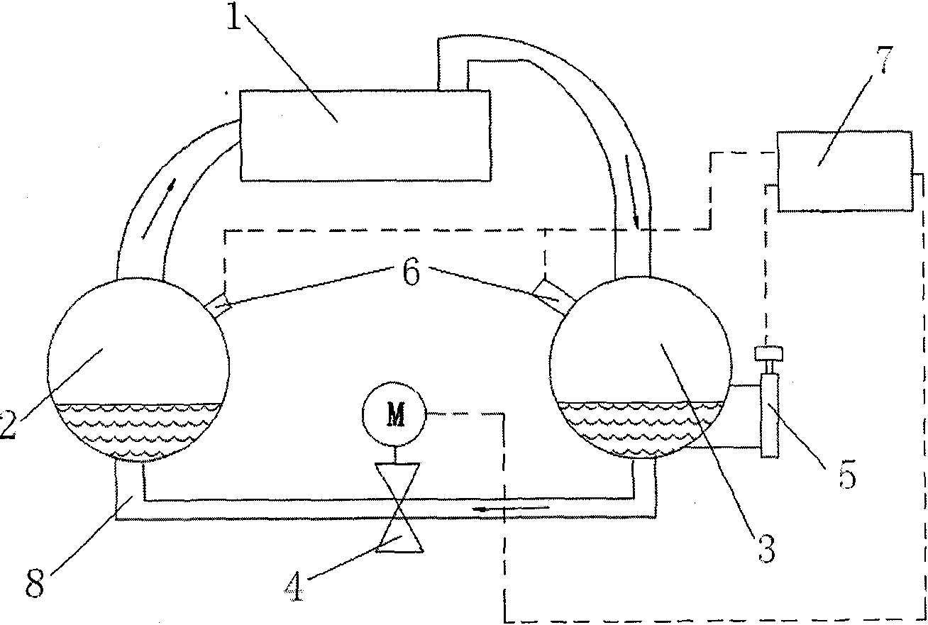 Central air conditioner and method for controlling flow of refrigerant therein